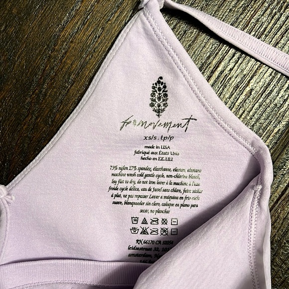 47. FP Movement Good Karma Ruched Crop Tank - Spring Blossom - Picture 6 of 12